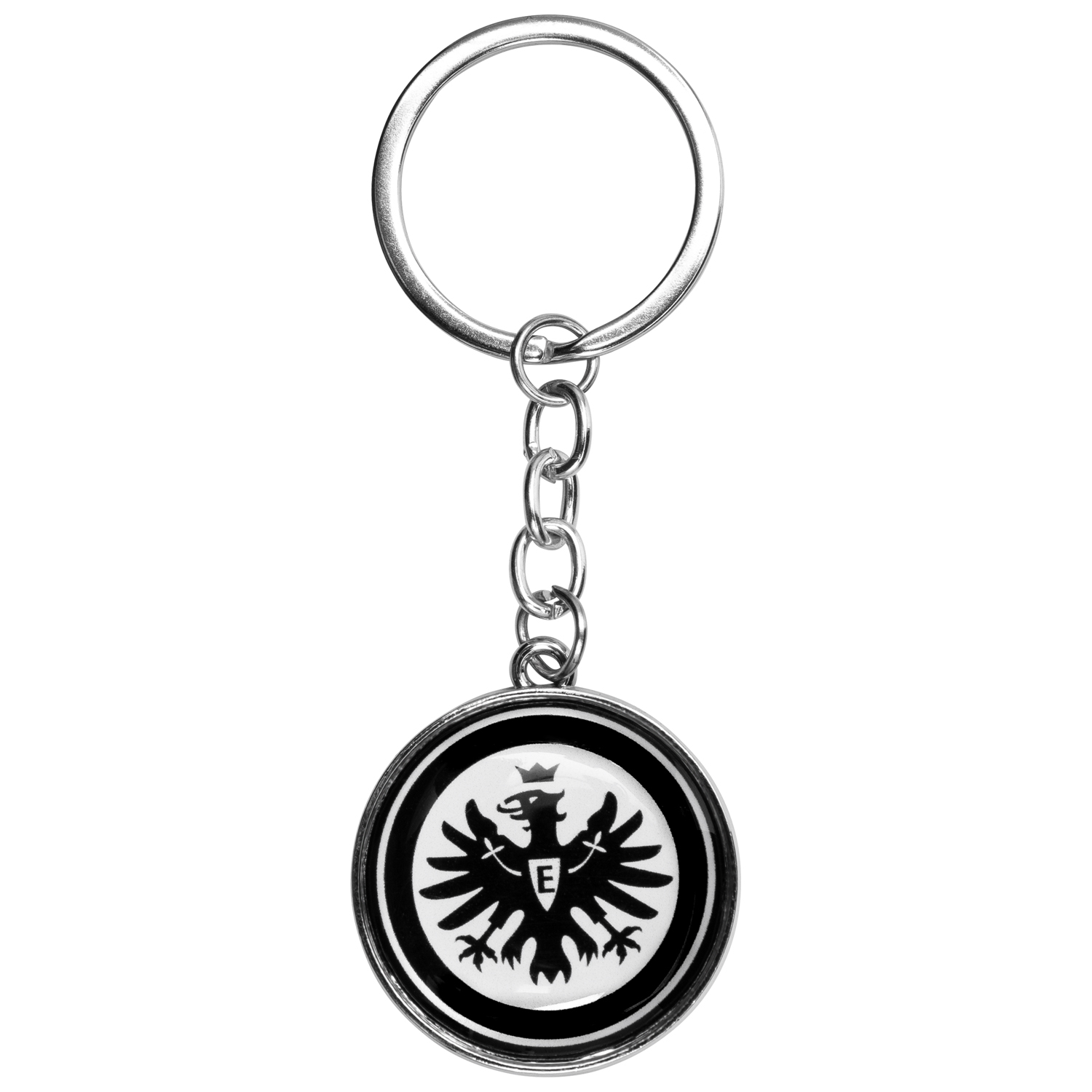 Eintracht Frankfurt Schlüsselanhänger „schwarz/weiß“ 